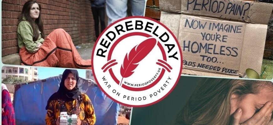 Red Rebel Day - War on Period Poverty 2022